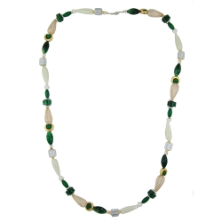 Kette mint-grn-kristall Kunststoff multi-color 90cm